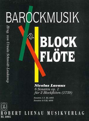 Nicolas Lavaux: Sonaten 1-3