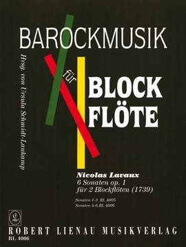 Nicolas Lavaux: Sonaten 4-6