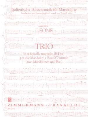 Leone, G: Trio in si bemolle maggiore (B-Dur) B flat major
