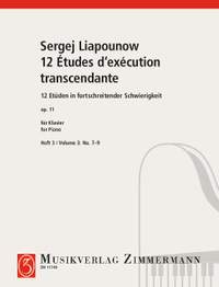Liapounow, S: Twelve Études in Progressive Difficulty op. 11