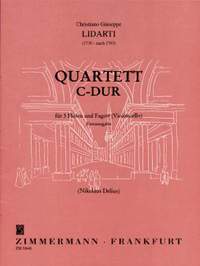 Lidarti, C J: Quartett C-Dur C major