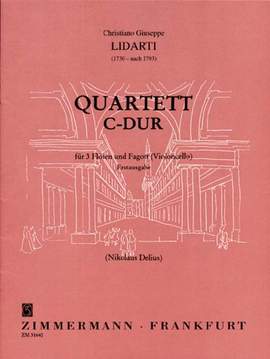 Lidarti, C J: Quartett C-Dur C major