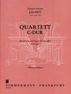 Lidarti, C J: Quartett C-Dur C major