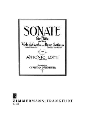 Lotti, A: Sonata