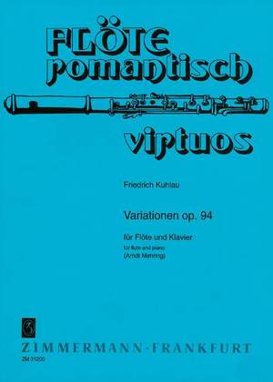 Kuhlau, F: Variations op. 94