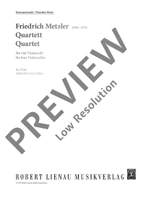 Friedrich Metzler: Quartett Product Image