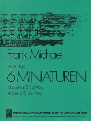 Frank Michael: Sechs Miniaturen op. 31/1