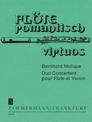 Bernhard Molique : Duo Concertant pour Flute et Violon