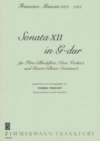 Francesco Mancini: Sonata XII G-Dur