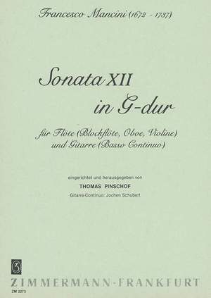 Francesco Mancini: Sonata XII G-Dur