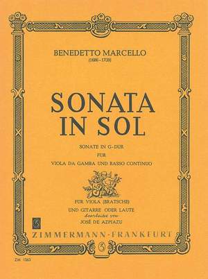 Marcello, B: Sonata in Sol