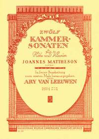 Mattheson, J: Twelve Chamber Sonatas Book 1 Nr. 1-6