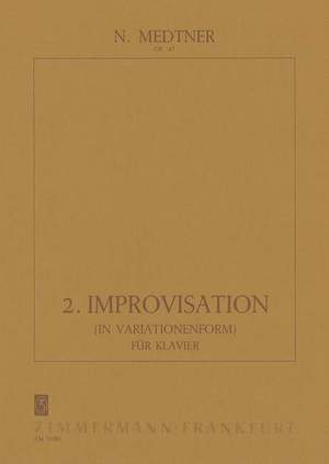 Medtner, N: Second improvisation op. 47