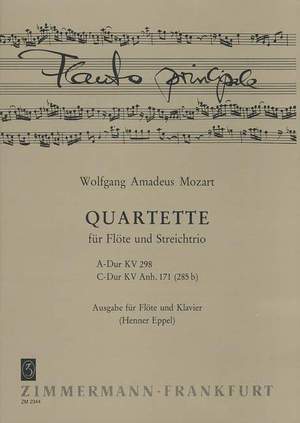Wolfgang Amadeus Mozart: Quartet in A K.298 And Quartet In C K.171