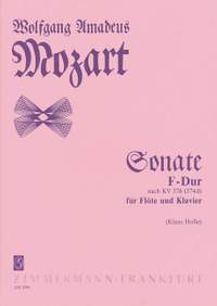 Mozart, W A: Sonata F major KV 376 (374d) KV 376 (374d)