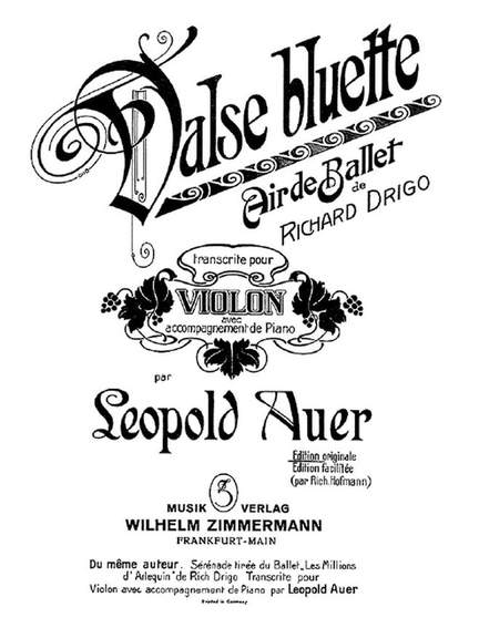 Drigo, R: Valse bluette