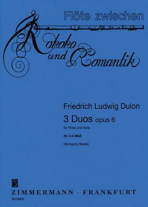 Friedrich Ludwig Dulon: 3 Duos op. 6
