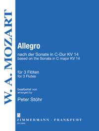 Mozart, W A: Allegro based on the sonata C major KV 14