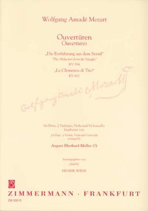 Mozart, W A: Overtures to "The Abduction from the Seraglio" and "Titus"