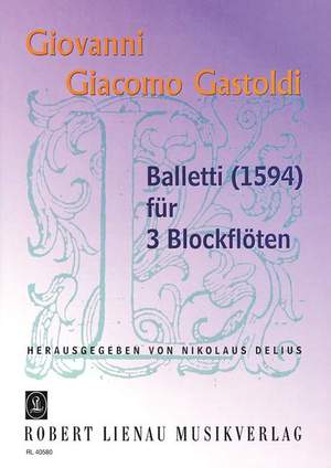 Gastoldi, G G: Balletti