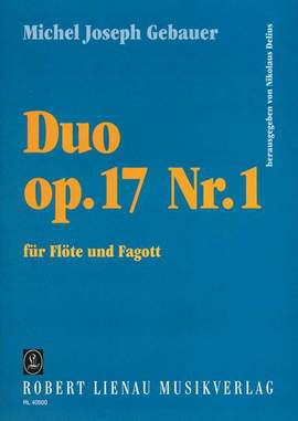 Gebauer, M J: Duo G-Dur G major op. 17,1