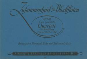 Carl Gerhardt: Quartett
