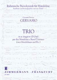 Giovan Battista Gervasio: Trio per due Mandolini e Basso continuo