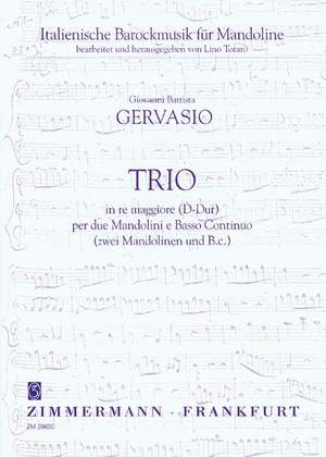 Giovan Battista Gervasio: Trio per due Mandolini e Basso continuo