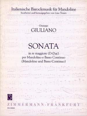 Giuliano, G: Sonata D major