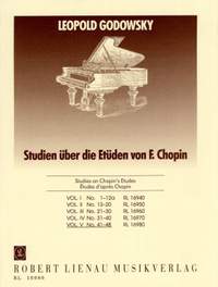 Godowsky: Studies On Chopin's Etudes For Left Hand Vol.5