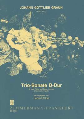 Graun, J G: Trio-Sonate D-Dur D major