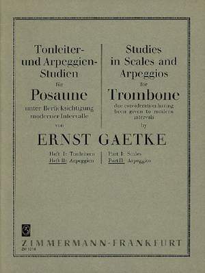 Gaetke, E: Studies in Scales and Arpeggios Book 2 Arpeggien