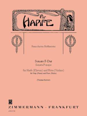 Hoffmeister, F A: Sonate F-Dur F major