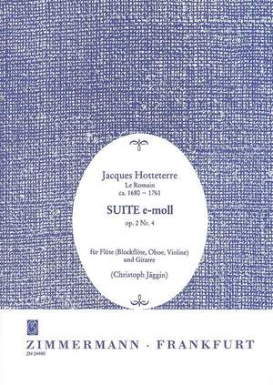 Jacques-Martin Hotteterre: Suite e-Moll op. 2/4