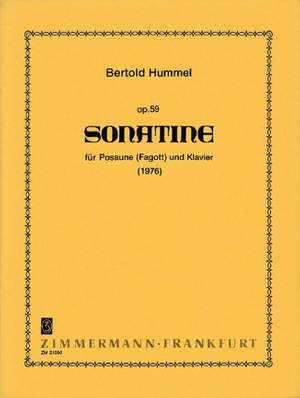 Hummel, B: Sonatine op. 59