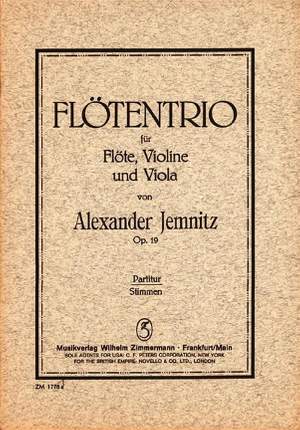 Alexander Jemnitz: Trio op. 19