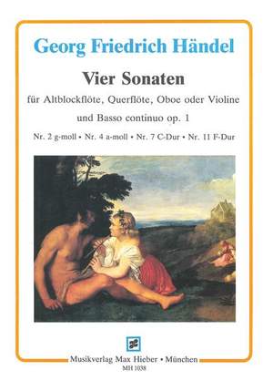 Handel: 4 Sonatas Opp 1/2, 1/4, 1/7, 1/11