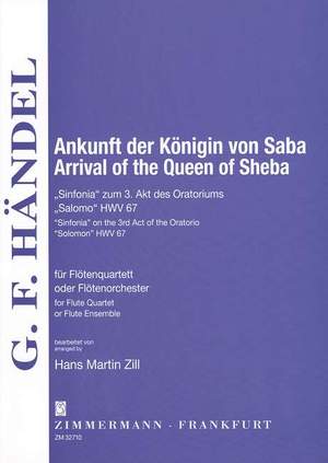 Handel, G F: Arrival of the Queen of Sheba HWV 67