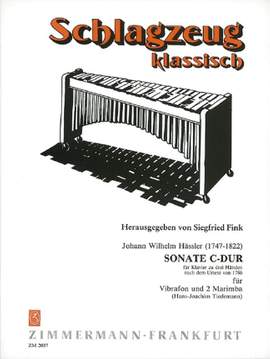 Haessler, J W: Sonate C-Dur C major