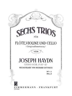 Haydn, J: Six Trios op. 100 Hob. IV/6-11 Book 2 Nr. 4-6