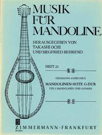 Ambrosius, H: Mandoline Suite G major 23