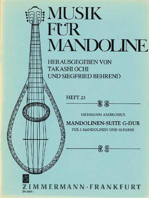 Ambrosius, H: Mandolinen-Suite G-Dur G major