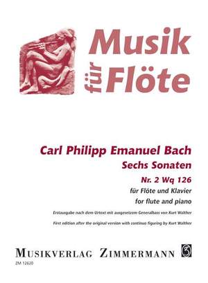 Bach, C P E: 6 Sonatas D-Dur Wq 126