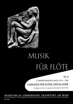 Bach, C P E: 6 Sonatas Wq 134