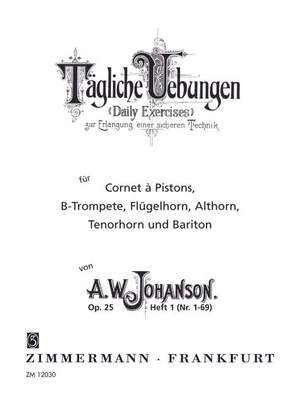 Johanson, A W: Tägliche Übungen op. 25 Issue 1