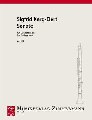 Karg-Elert, S: Sonata op. 110