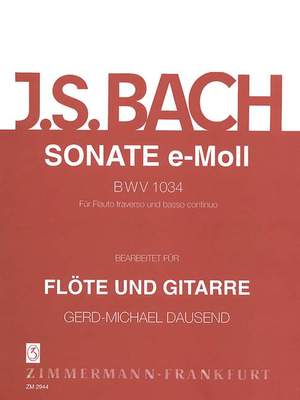 Bach, J S: Sonata E minor BWV 1034