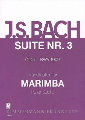 Johann Sebastian Bach: Suite III C-Dur BWV 1009