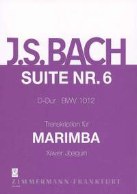 Bach, J S: Suite VI BWV 1012