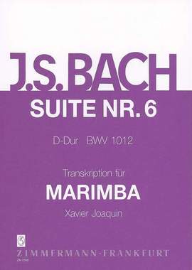 Bach, J S: Suite VI D major BWV 1012